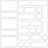 DCA 25 PCS Clear Plastic Drawer Organizer Tray, Bathroom Organizers