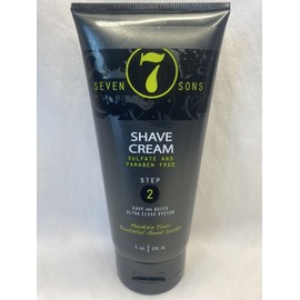 Seven 7 Sons Shaving Cream Step 2 - 5 oz. Sulfate And Paraben Free