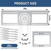 Tellegloww 24 Pcs New Construction Mounting Plate 3/4/6 Inch LED