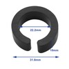 Create idea 8PCS 22.2mm Open Type Rubber Reducer Shim for