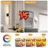 Morauroral Battery Operated Wall Sconces Set of 2, Dimmable Battery