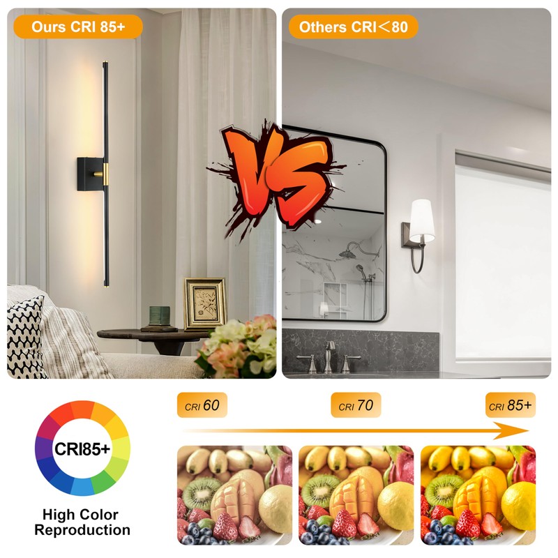 Morauroral Battery Operated Wall Sconces Set of 2, Dimmable Battery