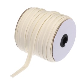 MECCANIXITY Tubería Cordón Recorte 65 Yardas 1/2 Pulgada Tubería Cinta para Costura Bricolaje Elaboración Tela Borde Recorte Arroz Blanco