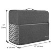 Yarwo Sewing Machine Cover, Dust Cover with Pockets for Most