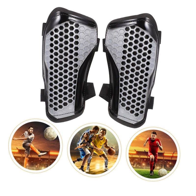 WOONEKY 1 Pair Breathable Shin Pads for Soccer Calf Guards