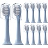 10 Pack Replacement Toothbrush Heads Compatible with Suri Sonic Electric