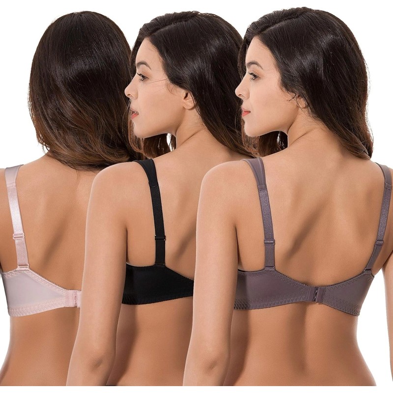 Curve Muse Plus-Size Wire-Free / Wireless Unlined Comfort Bras Size