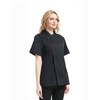 TopTie Chef's Jacket Women's Short Sleeve Chef Jacket Bakers Jacket