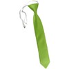 TigerTie Children's Tie in Plain - Tie Pre-Tied with Elastic