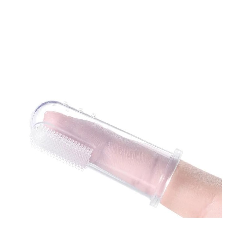 ABBA's 3 Cepillos de dientes de dedo para bebé de