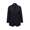 Ulla Popken Women's Jersey Blazer, black