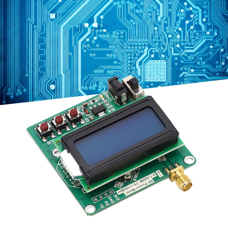 RF Power Meter Digital Display Settable Power Attenuation Logarithmic Detector