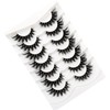 Poolunch False Eyelashes Fluffy Cat Eye Look 8D Crossed Wispy