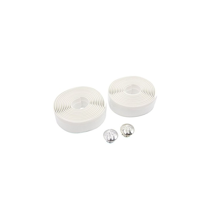 sourcing map 2 Pcs White Foam Handlebar Tape Bar Grip