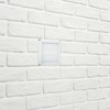 TEHAUX Louvered Air Vent Cover for Exterior Wall Durable Plastic