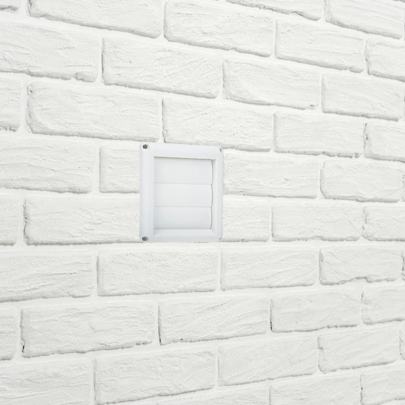 TEHAUX Louvered Air Vent Cover for Exterior Wall Durable Plastic