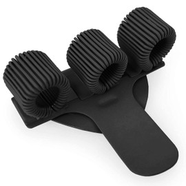 Triple Metal Pen Holder with Pocket Clip - Ideal For Doctors / Nurses / Pilots - [Pack of 3] - Black, White, and Pink