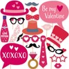 Valentine's Day Photo Booth Props DIY Funny Disguise Props Selfie