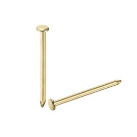 uxcell Small Tiny Hardware Nails Iron 1.2X19mm(DXL) for DIY Decorative Wooden Boxes Accessories Gold Tone 300pcs