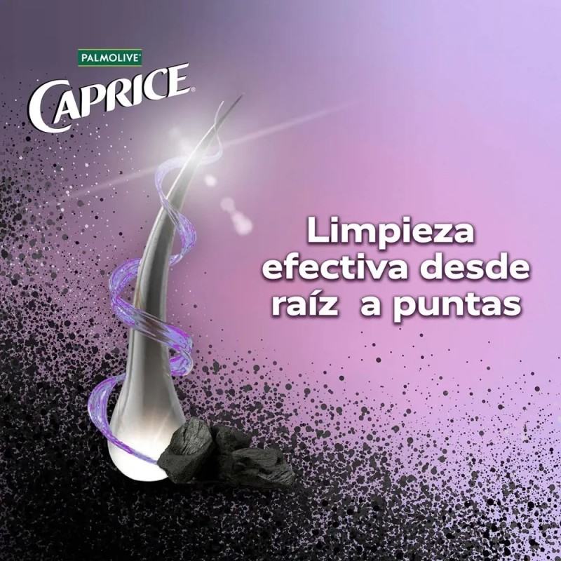 Shampoo Caprice Especialidades Purificante Carbón 750 ml