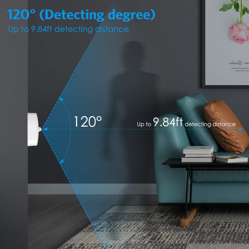 AMIR (Upgraded Version) Motion Sensor Light, Cordless Battery-Powered LED Night
