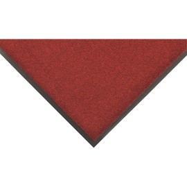Notrax 130 Sabre™ Vinyl Backed Entrance Mat, for Home or Office, 3' X 4' Red/Black