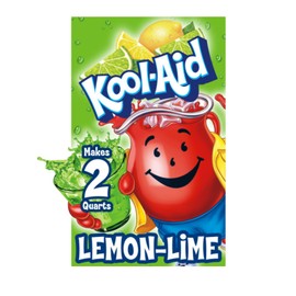 Kool-Aid Unsweetened Lemon Lime Artificially Flavored Powdered Soft Drink Mix, 0.13 oz Packet