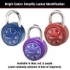 Master Lock 1530T Locker Lock Combination Padlock, 2 Count (Pack