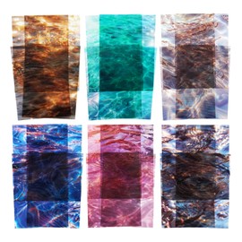 AuriicLeaf Wave PET Scrapbook Stickers Set, 60PCS Ocean Ephemera for Scrapbooking, Junk Journaling, Crafting, DIY Projects, Diaries, and Art Supplies