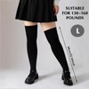 MUNSKT Women Thigh High Socks, Extra Long Cotton Boot Stockings