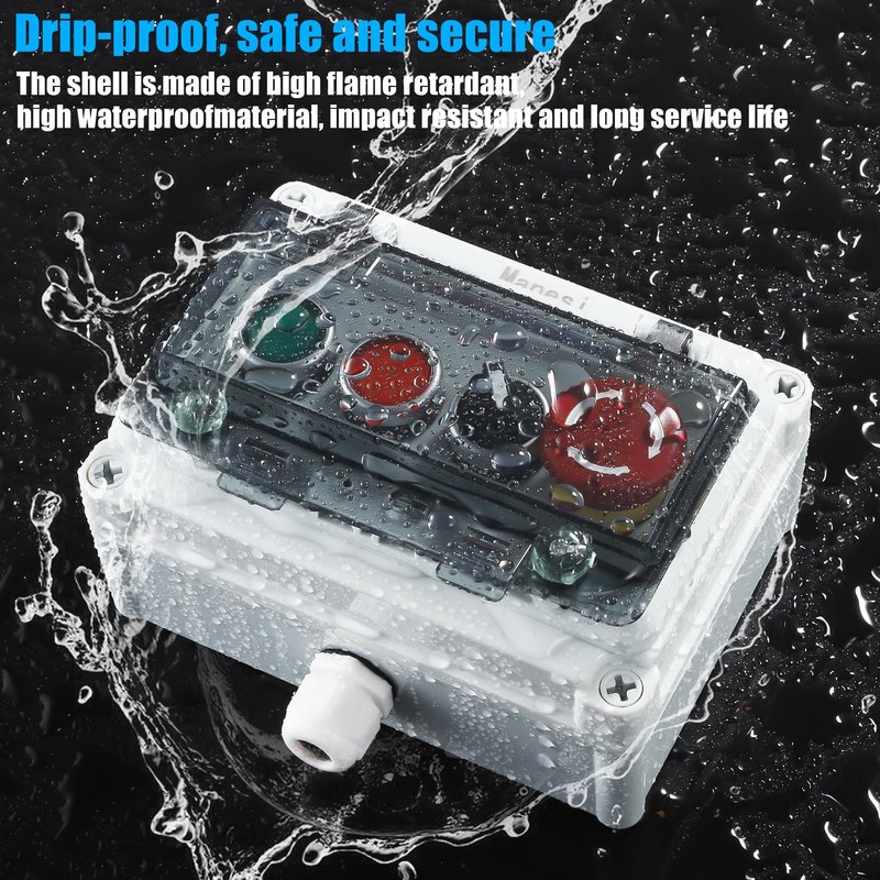 Push Button Switch IP67 Outdoor Waterproof Button Switch Box Emergency