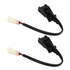 1Pair Front Windshield Washer Nozzle Heated 6E0955986B Durable Anti Crack