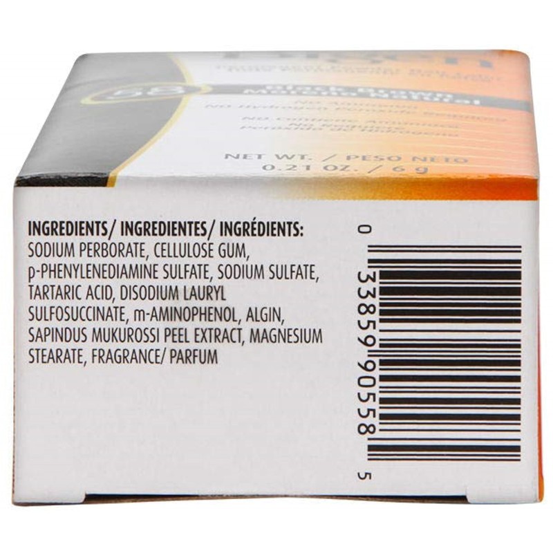 Bigen Powder Hair Color #58 Black Brown 0.21oz (3 Pack)