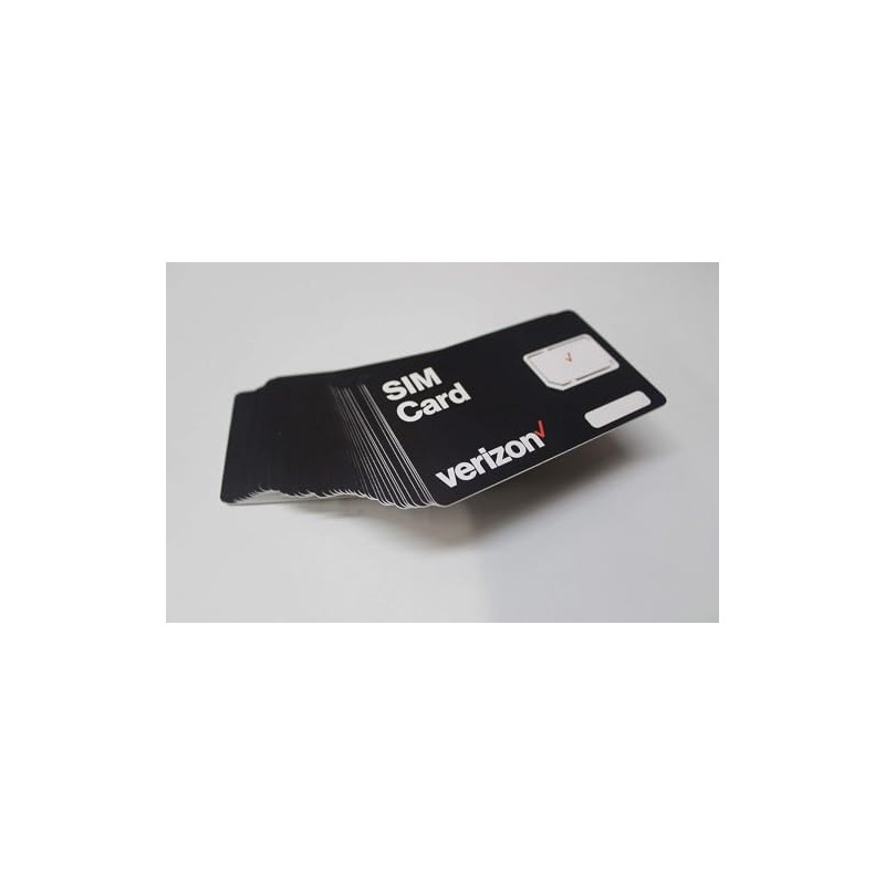 10 Pack Verizon Wireless 4G LTE SIM Card - All