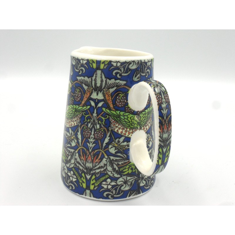 William Morris Blue Strawberry Thief Cream jug for The Abbeydale