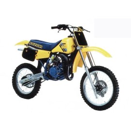 Evolution MX 1986 Suzuki RM 80 RADIATOR SHROUD AND GAS TANK DECALS AHRMA VINTAGE MOTOCROSS