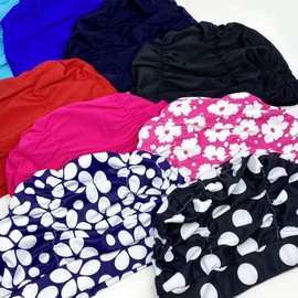 Moa Aquarobics Swim Cap Wrinkle Spa Swim Cap Spandex Swim Cap / 모아 아쿠아로빅수모 주름 스파수모 스판 수영모자