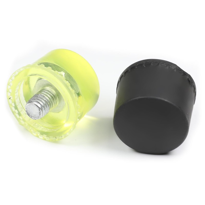 Bettomshin 30mm Diameter Mallet Hammer Replacement Rubber Plastic Striking Head