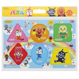 Sunstar Stationery 6840010A Happy Roppy Puzzle 6P Shape, Anpanman