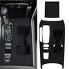 2Pcs Gear Shift Frame Console Panel Trims Cover Cup Holder