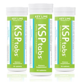 KSPtabs All Natural Hydration Health Supplemen, Key Lime-3 Pack
