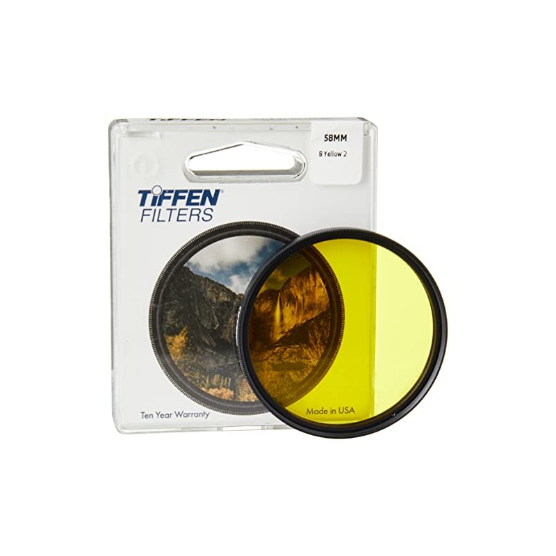 Tiffen 588Y2 58mm 8 Yellow 2 Filter