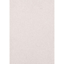 Florence Glitter Cardstock - Coloured Card A4 - Silver - 5 Sheets of Craft Paper - Scrapbook Paper for Card Making and Other Paper Crafts - 250 GSM