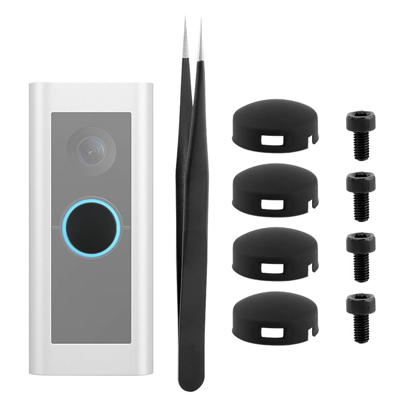 Doorbell Button Replacement, Round Doorbell Push Button Replacement with Screws,