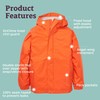 MARMOT Kid's PreCip Eco Jacket, Breathable, Recycled, Waterproof, Flame, Medium