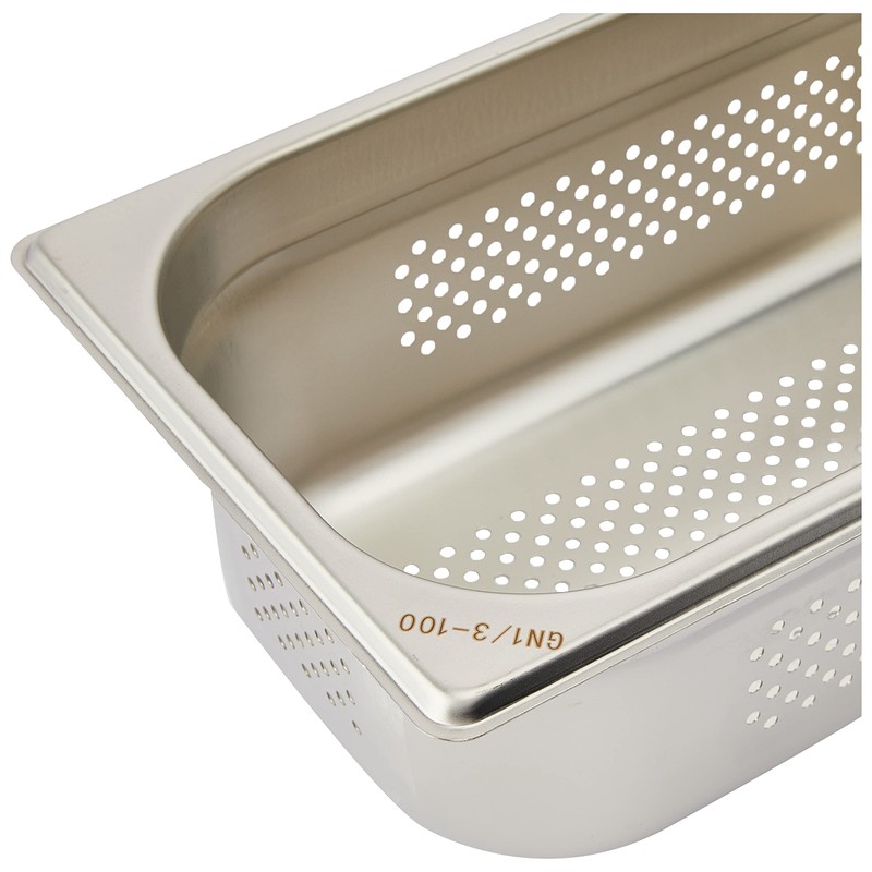 Saro Budget Line Gastronorm Container 1/3 GN Perforated Depth 100