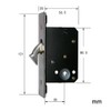 Sliding Pocket Door Lock Mortise Lock Pocket Door Lock Handle