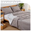WenBags Waterproof Bed Sheet Flat Sheets Lightweight,70*90 Inches Queen Size