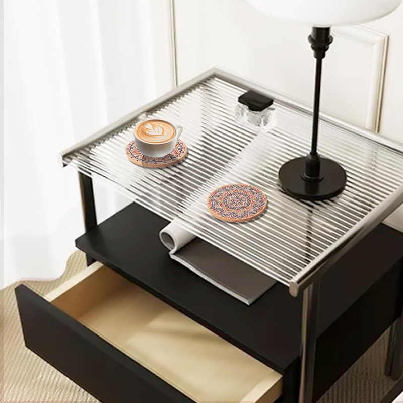 STARUBY 12 Pcs Cork Coasters, Coasters for Drinks, Coasters for