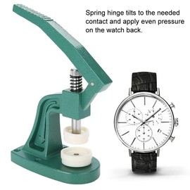 Watch Press Tool, Watch Back Case Closer Watchmaker Pressing Bezel Press with Dies Repair Tools Watch Back Press Tool Watch Bezel Press Machine Watch Crystal Press